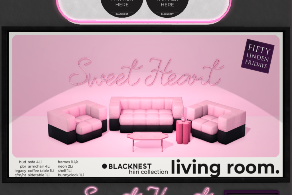 Hiiri Collection	&lt;a href=&quot;http://maps.secondlife.com/secondlife/BLACK%20NEST/233/131/21&quot; target=&quot;_blank&quot;&gt;Teleport&lt;/a&gt;