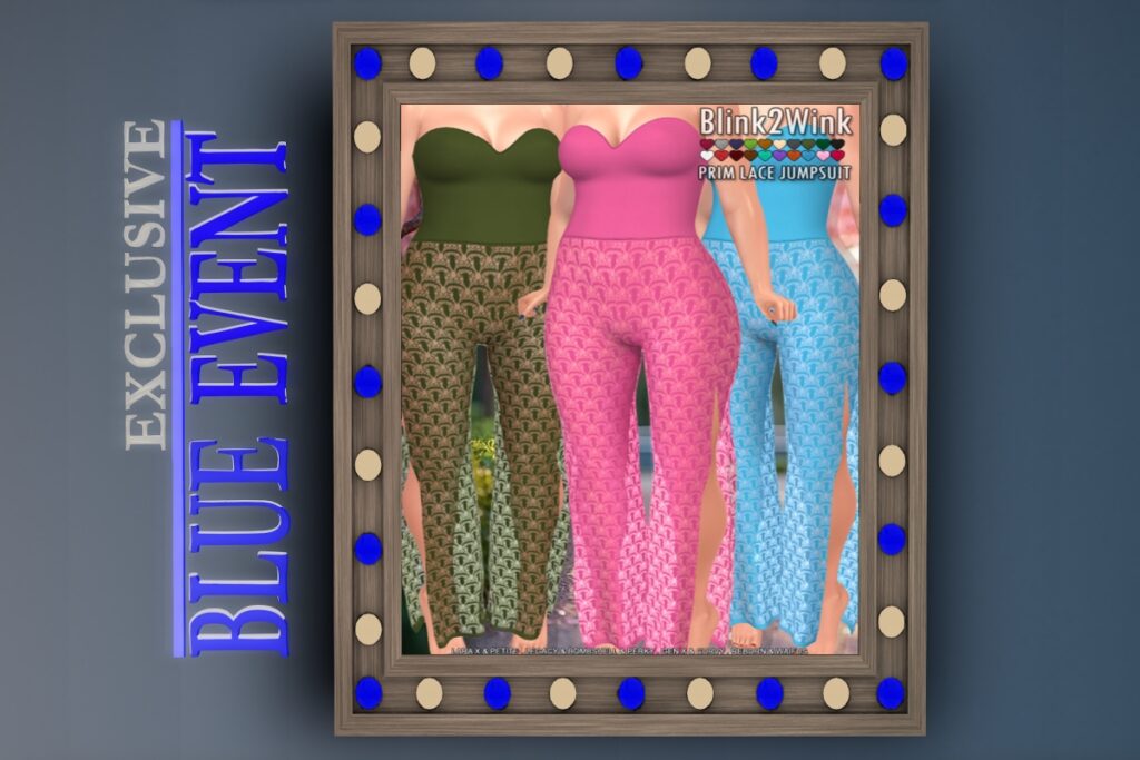 Prim Lace Jumpsuit - GenX/Legacy/Maitreya/Reborn/+mods, L$125 FP