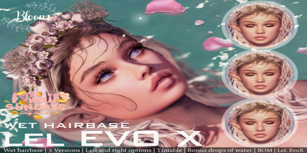Wet Hairbase - EvoX	&lt;a href=&quot;https://maps.secondlife.com/secondlife/Optimal/179/17/1601&quot;&gt;Teleport&lt;/a&gt;