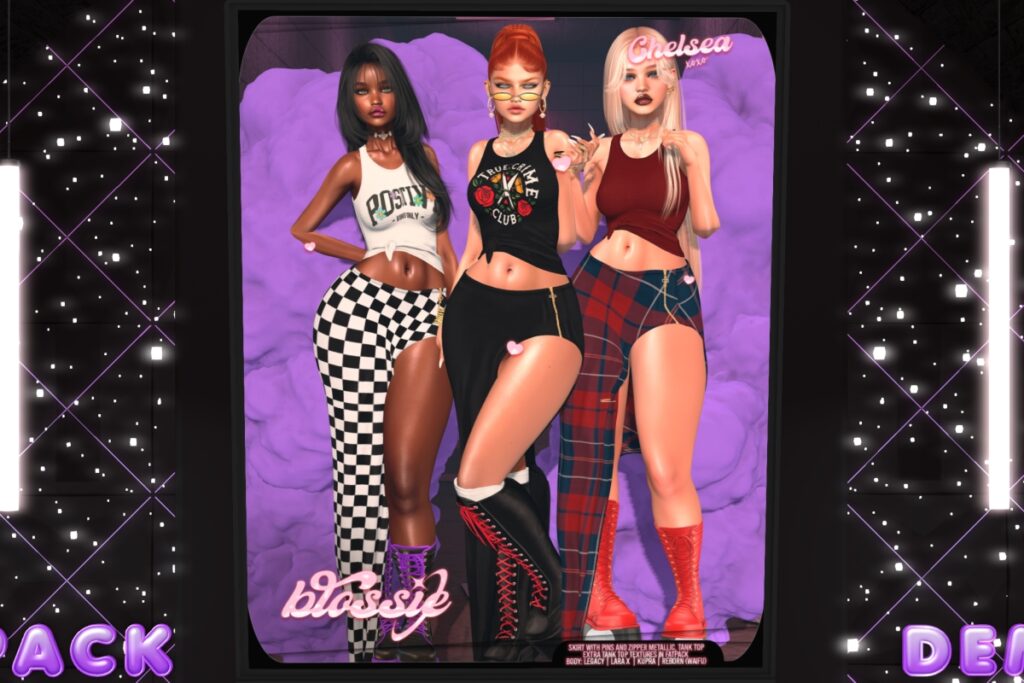 Chelsea Outfit - Inithium/Legacy/MaitreyaX/Reborn/+mods, L$199-L$299 each/L$1699 FP