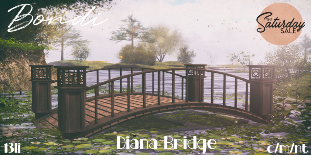Diana Bridge	&lt;a href=&quot;http://maps.secondlife.com/secondlife/Daydreaming/19/66/22&quot;&gt;Teleport&lt;/a&gt;
