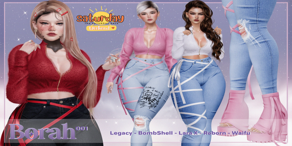 001 Outfit - Legacy/MaitreyaX/Reborn/+mods	&lt;a href=&quot;http://maps.secondlife.com/secondlife/Malkine/79/96/3248&quot;&gt;Teleport&lt;/a&gt;