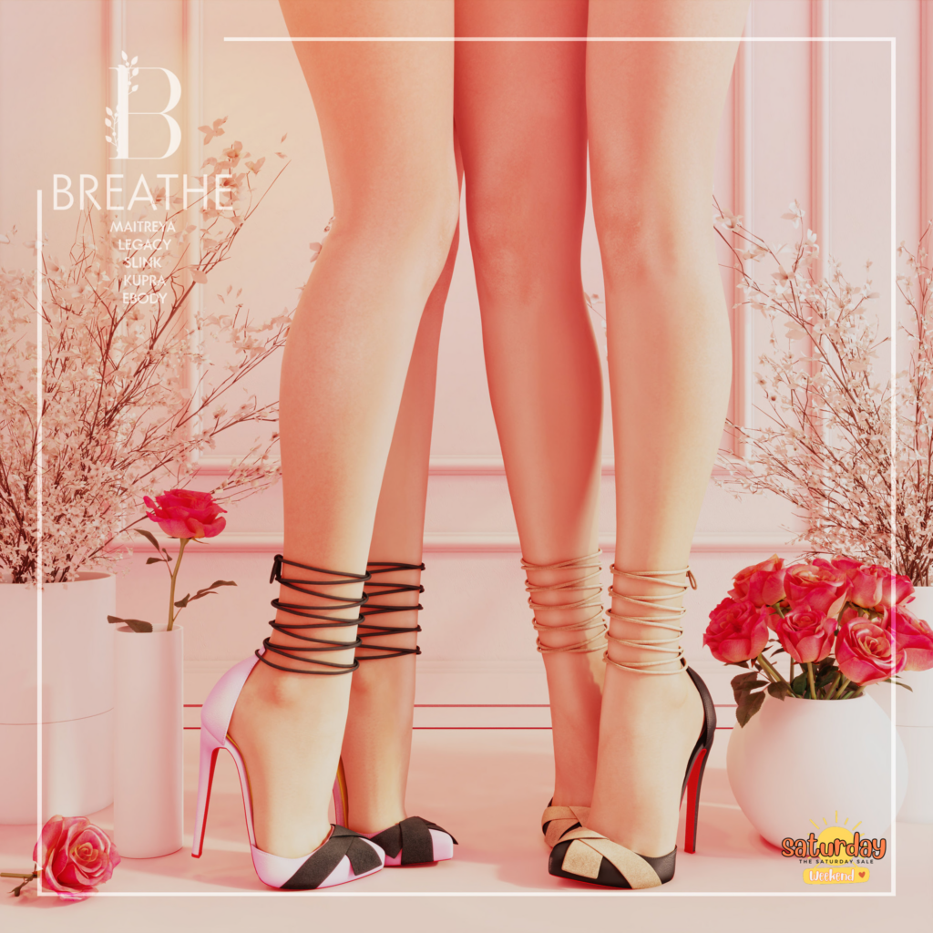 Sayune Heels - Inithium/Legacy/Maitreya/Reborn/Slink	&lt;a href=&quot;http://maps.secondlife.com/secondlife/BREATHE/131/130/22&quot;&gt;Teleport&lt;/a&gt;