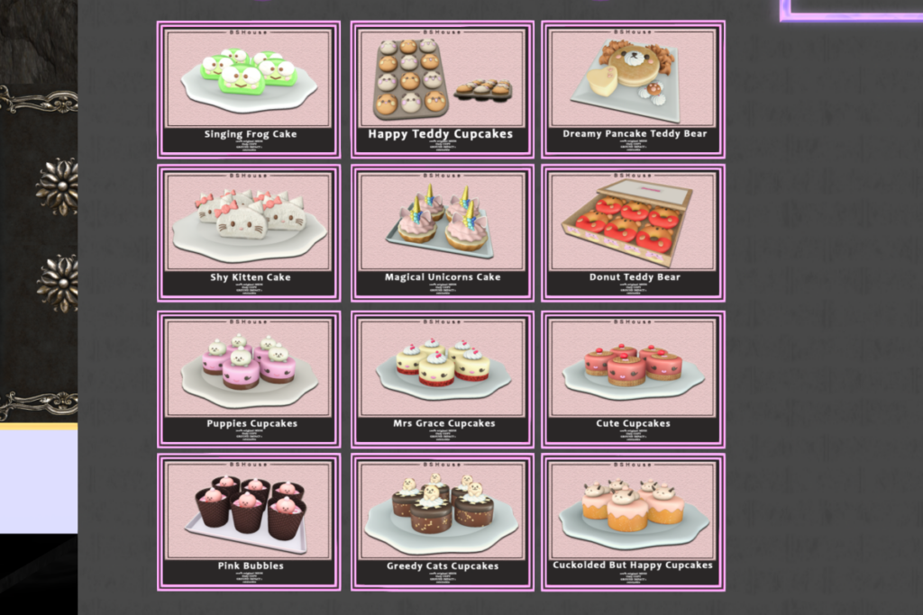 Bakery Decor, L$149 each