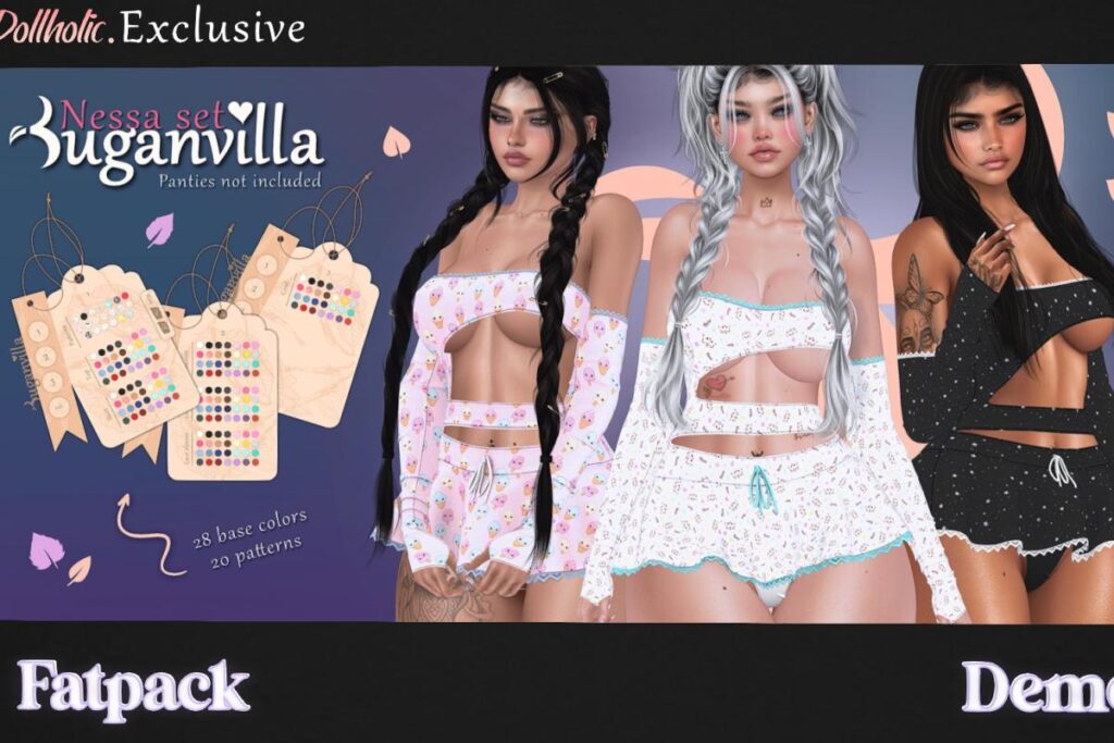 Nessa Set - Legacy/Reborn/+mods, L$299 each/L$1420 FP