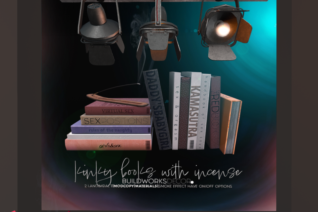 Kinky Books With Incense, L$195
