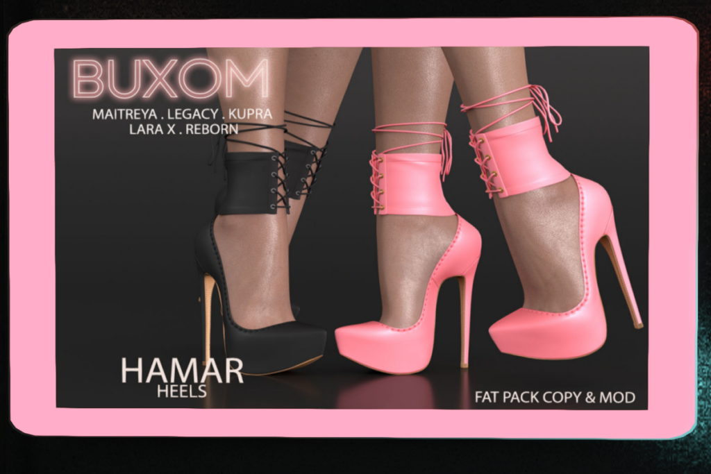Hamar Heels - Inithium/Legacy/Maitreya/Reborn/+mods, L$299