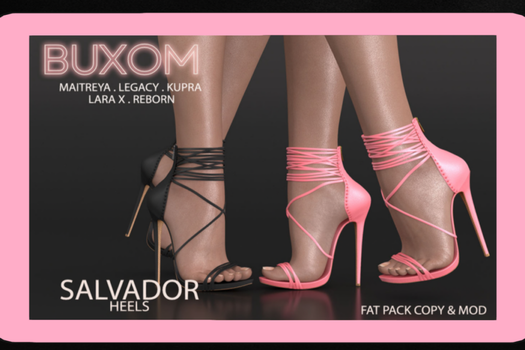 Salvador Heels - Inithium/Legacy/Maitreya/Reborn/+mods, L$299