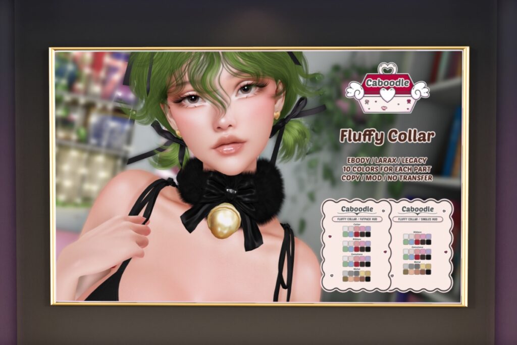 Fluffy Collar - Legacy/MaitreyaX/Reborn, L$199 each/L$1199 FP