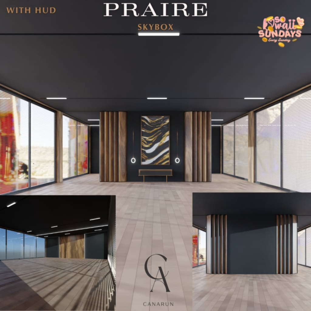 Praire Skybox	&lt;a href=&quot;http://maps.secondlife.com/secondlife/Canarun/244/131/24&quot;&gt;Teleport&lt;/a&gt;