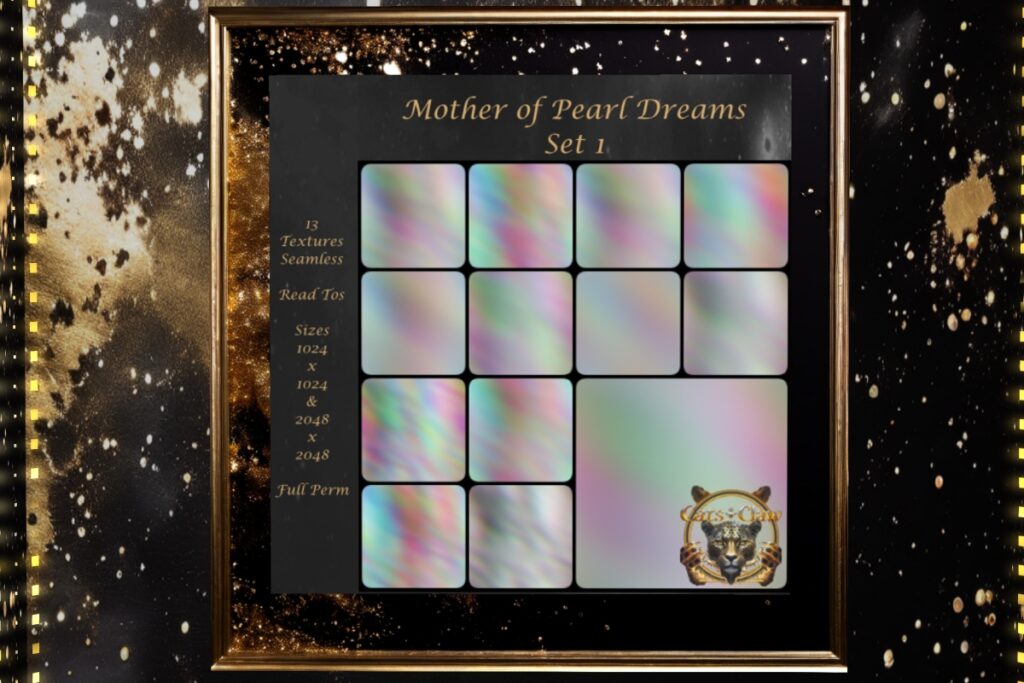 Mother of Pearl Dreams 1 Texture Set, L$249