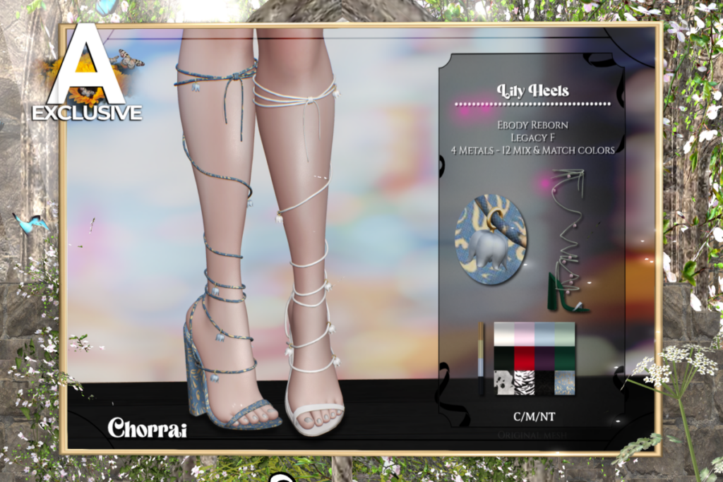 Lily Heels - Legacy/Reborn, L$400