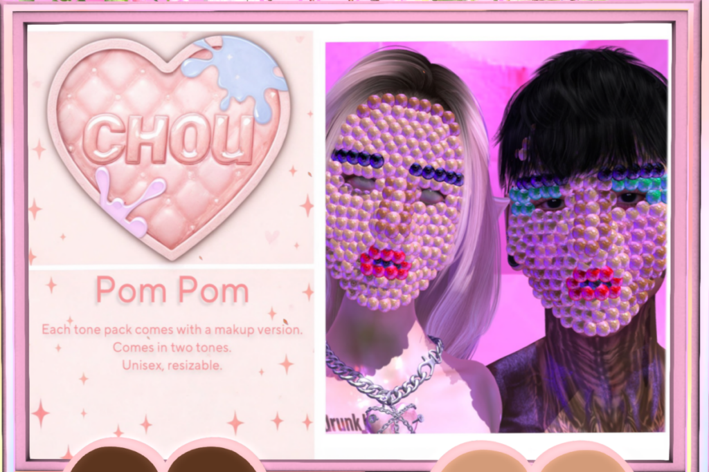 Pom Pom, L$199 each