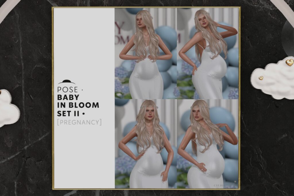 Baby In Bloom II Poses, L$250