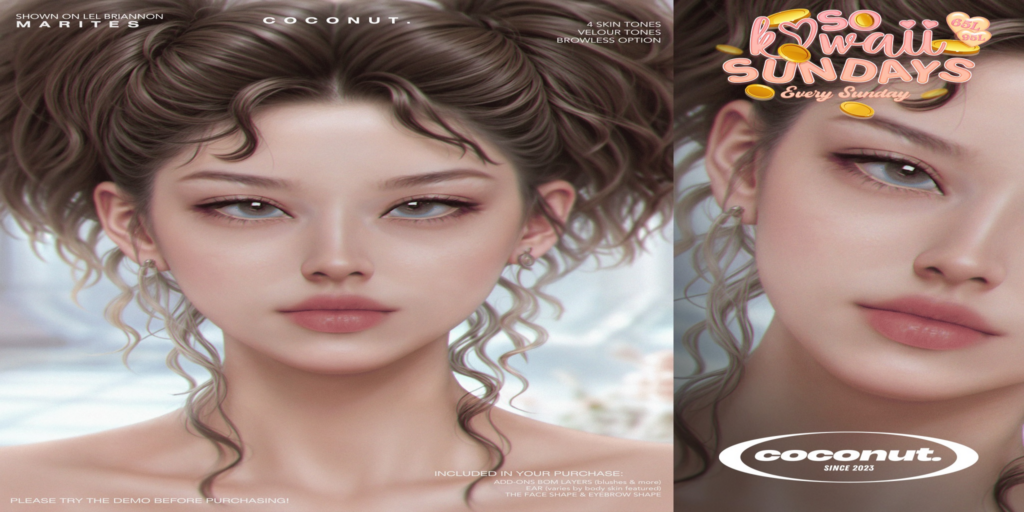 Marites Skin - EvoX	&lt;a href=&quot;http://maps.secondlife.com/secondlife/Prince%20Island/159/219/801&quot;&gt;Teleport&lt;/a&gt;