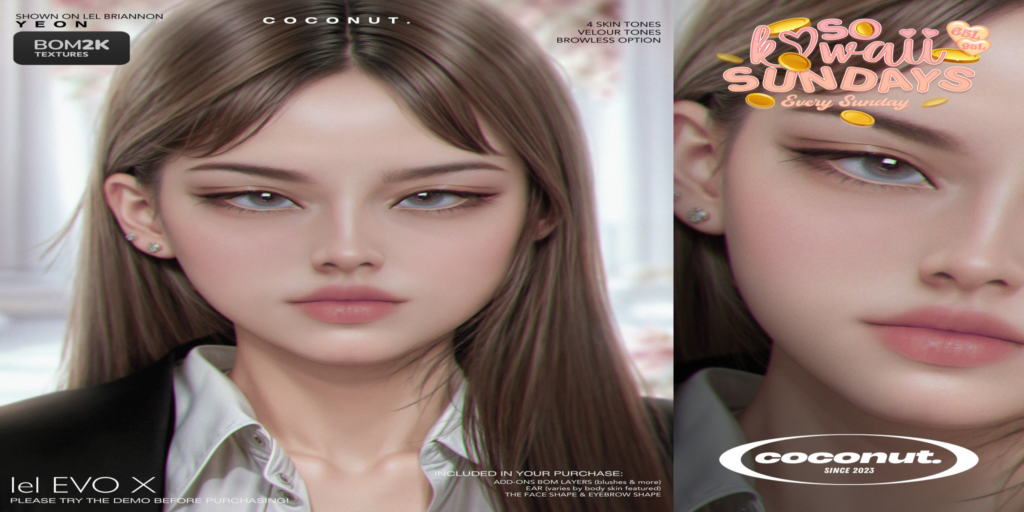 Yeon SKin - EvoX	&lt;a href=&quot;http://maps.secondlife.com/secondlife/Prince%20Island/164/236/801&quot;&gt;Teleport&lt;/a&gt;
