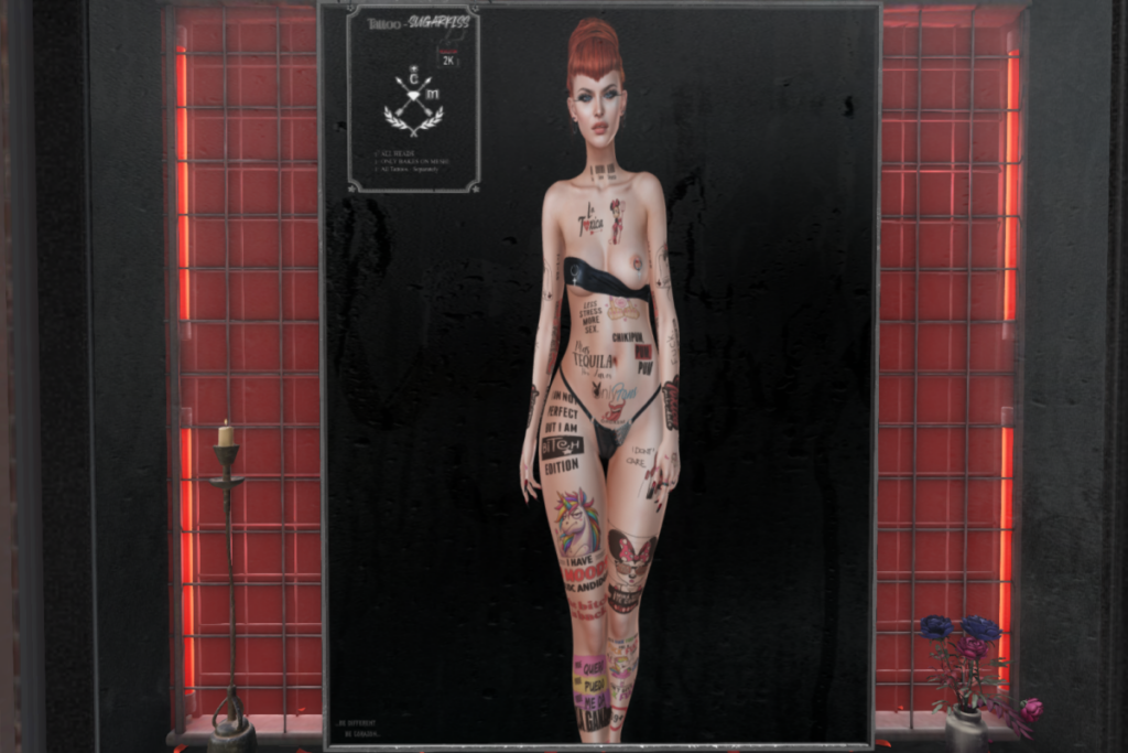 SugarKiss Tattoo, L$300