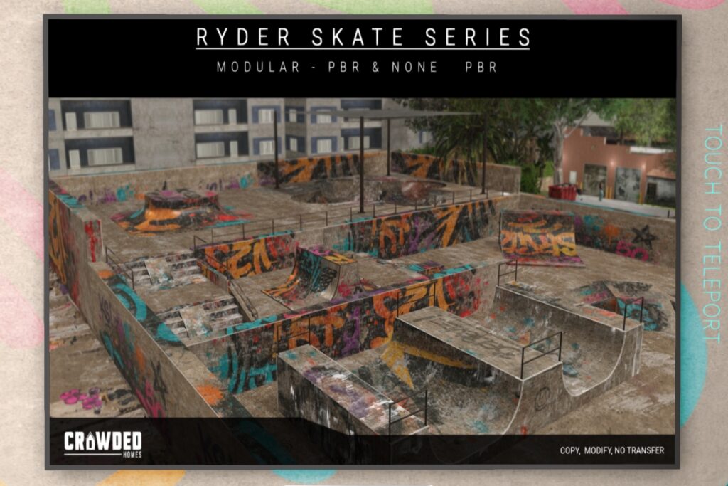 Ryder Skate Series Decor Set, L$2499-L$2999 each FP/L$5999 MP