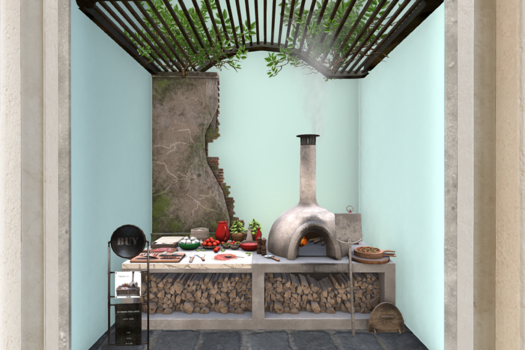 Outdoor Pizza Oven, L$399