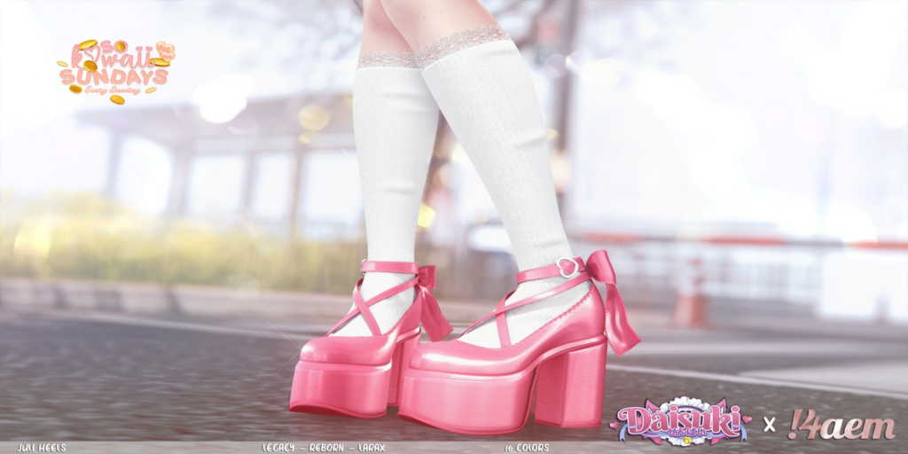 Juli Heels - Legacy/MaitreyaX/Reborn	&lt;a href=&quot;http://maps.secondlife.com/secondlife/Bao/238/71/903&quot;&gt;Teleport&lt;/a&gt;