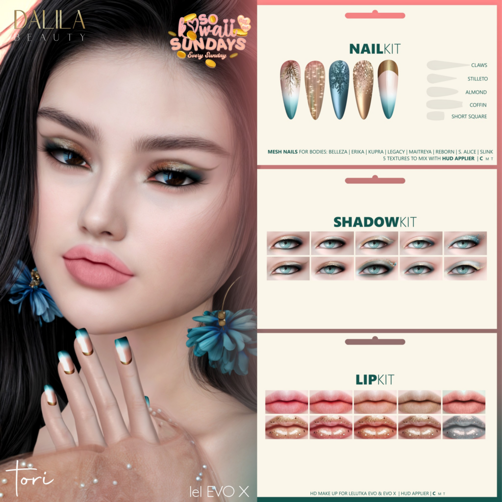 Tori Cosmetics - Evo/EvoX | Tori Mesh Nails - see ad for fits	&lt;a href=&quot;https://maps.secondlife.com/secondlife/Midnight%20Bliss/249/152/1998&quot;&gt;Teleport&lt;/a&gt;