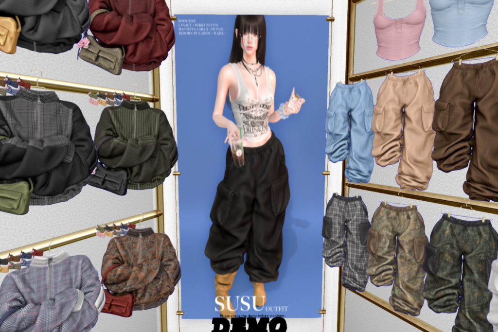 Susu Outfit - Legacy/Maitreya/Reborn, L$199-L$399 each/L$1999-L$2999 each FP