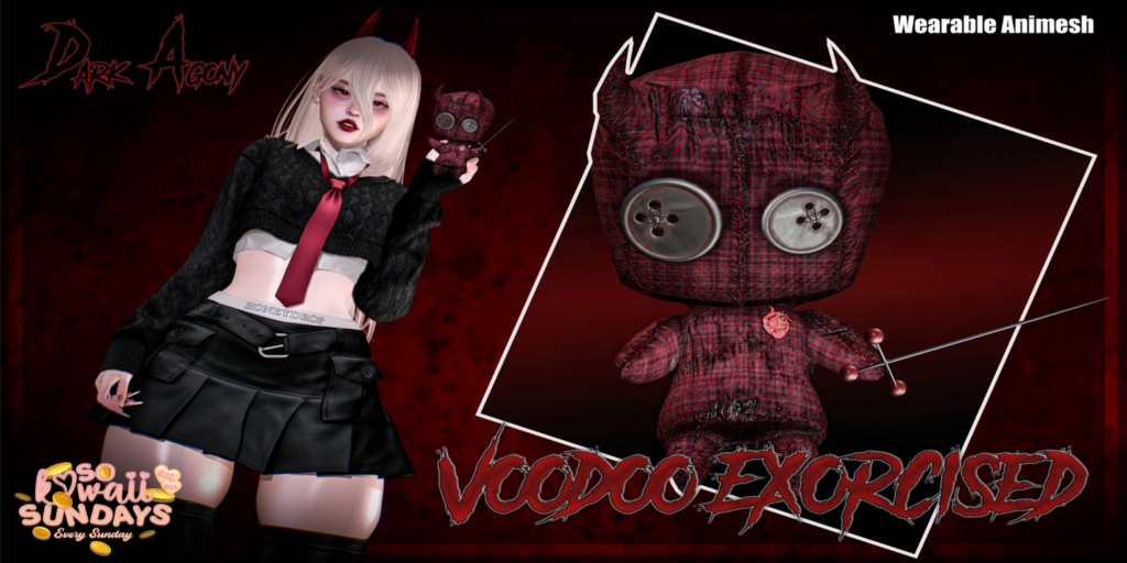 Voodo Exorcised Holdable	&lt;a href=&quot;http://maps.secondlife.com/secondlife/Dark%20Dreams/126/147/26&quot;&gt;Teleport&lt;/a&gt;