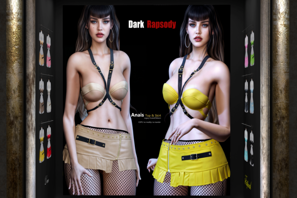 Anais Outfit - Legacy/MaitreyaX/Reborn, L$280 each/L$1450 FP