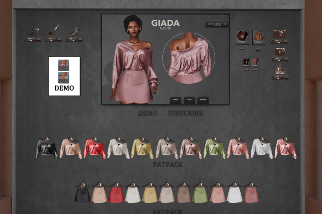 Giada Outfit - Legacy/MaitreyaX/Reborn, L$90-300 each/L$2150 FP