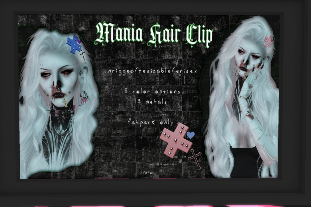 Mania Hair Clip, L$299