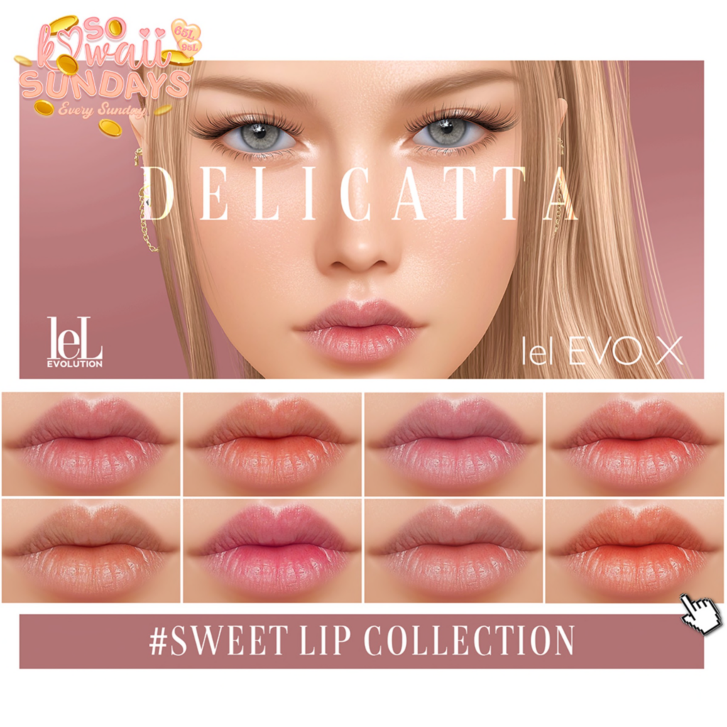 Sweet Lip Collection Lipstick - evoX	&lt;a href=&quot;http://maps.secondlife.com/secondlife/Fifth%20Avenue/174/172/804&quot;&gt;Teleport&lt;/a&gt;