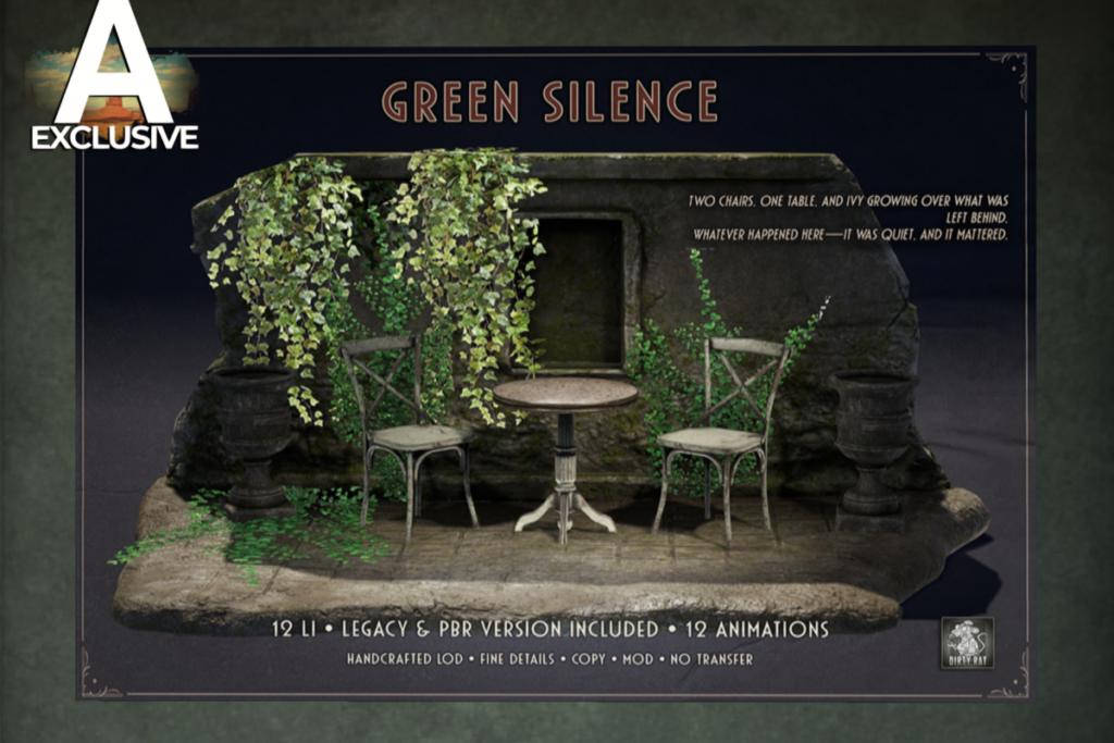 Green Silence Decor Set, L$385