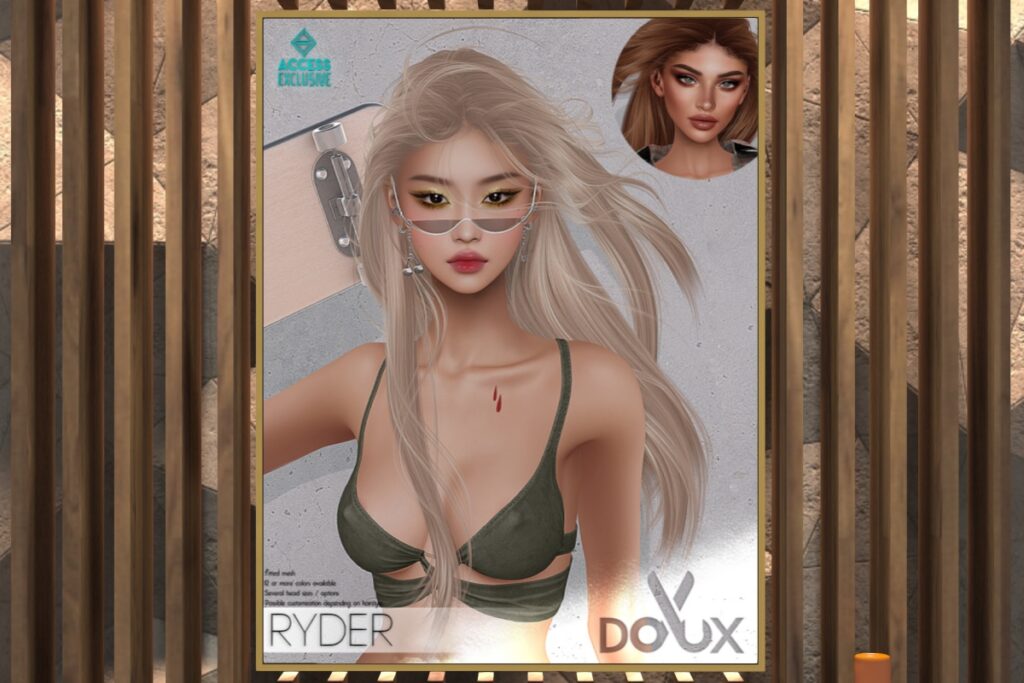Ryder Hairstyle, L$400 Basic Pack/L$175 Deluxe HUD/L$525 FP
