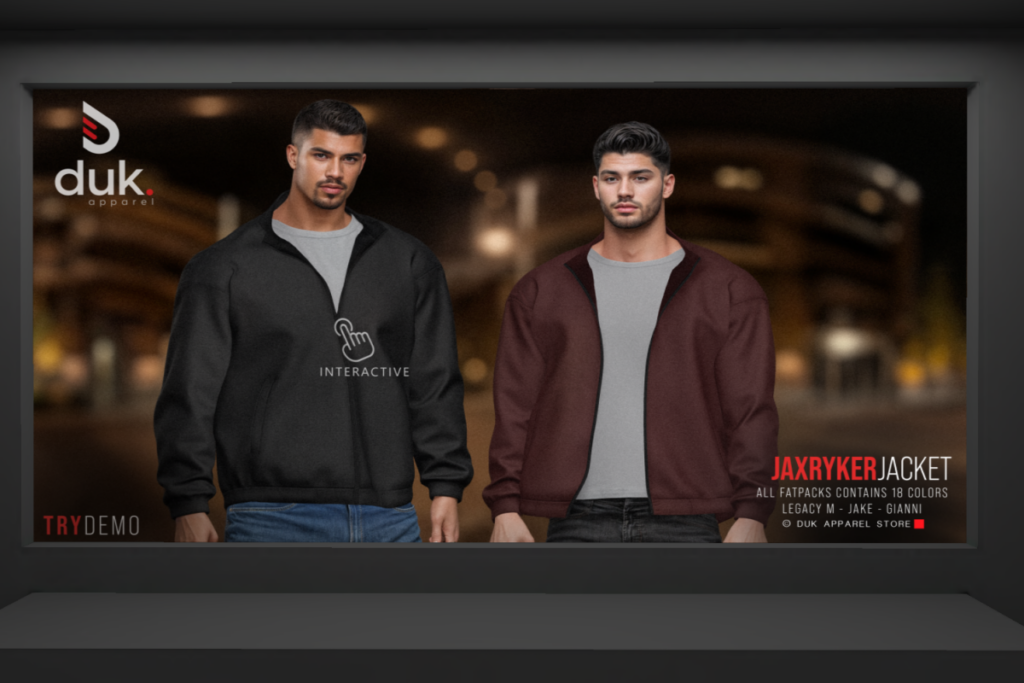 Jaxryder Jacket - Gianni/Jake/Legacy, L$260 each/L$980 FP