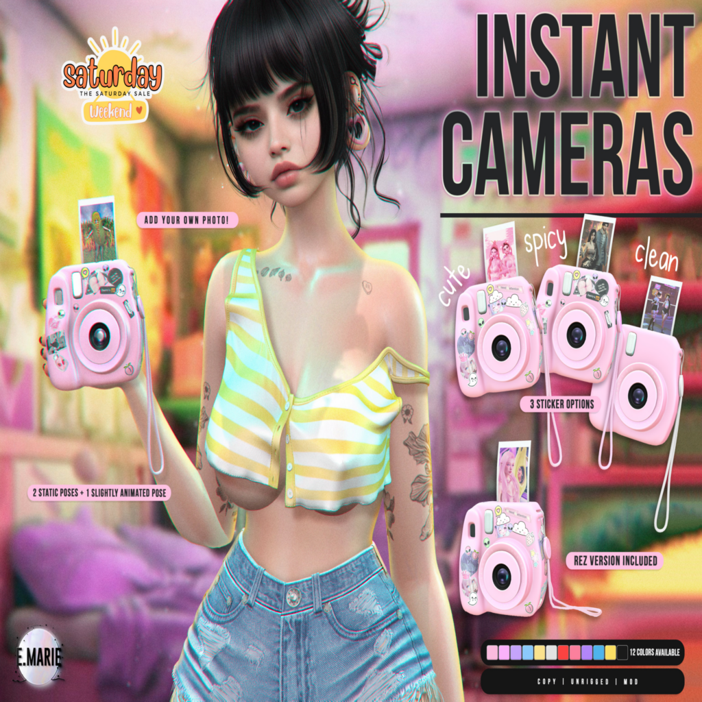 Instant Cameras Holdable	&lt;a href=&quot;http://maps.secondlife.com/secondlife/xoxo/86/130/41&quot;&gt;Teleport&lt;/a&gt;