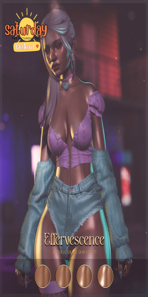 Blissful Grace Body Shine - no fits listed	&lt;a href=&quot;http://maps.secondlife.com/secondlife/Arae/171/67/807&quot;&gt;Teleport&lt;/a&gt;