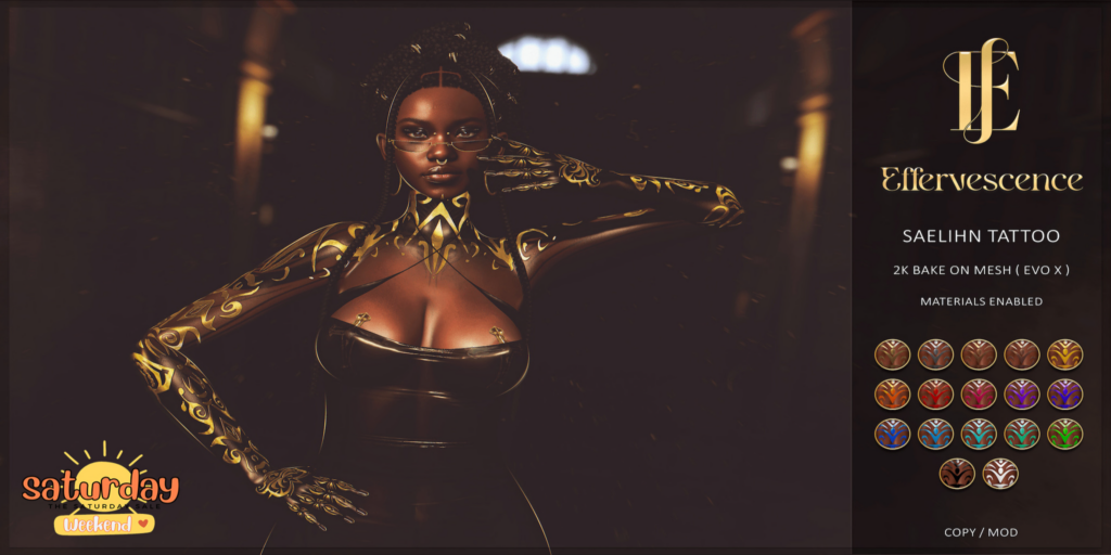 Saehlin Tattoo - BOM/EvoX	&lt;a href=&quot;http://maps.secondlife.com/secondlife/Arae/171/67/807&quot;&gt;Teleport&lt;/a&gt;