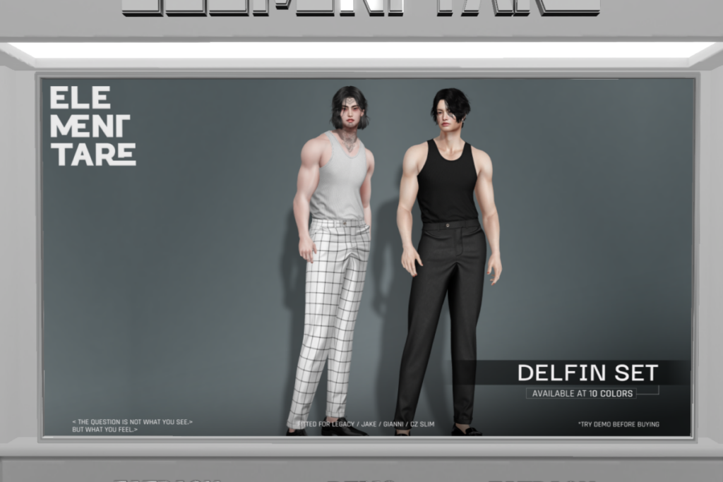 Delfin Set - CZ Slim/Gianni/Jake/Legacy, L$250 each/L$849 each FP