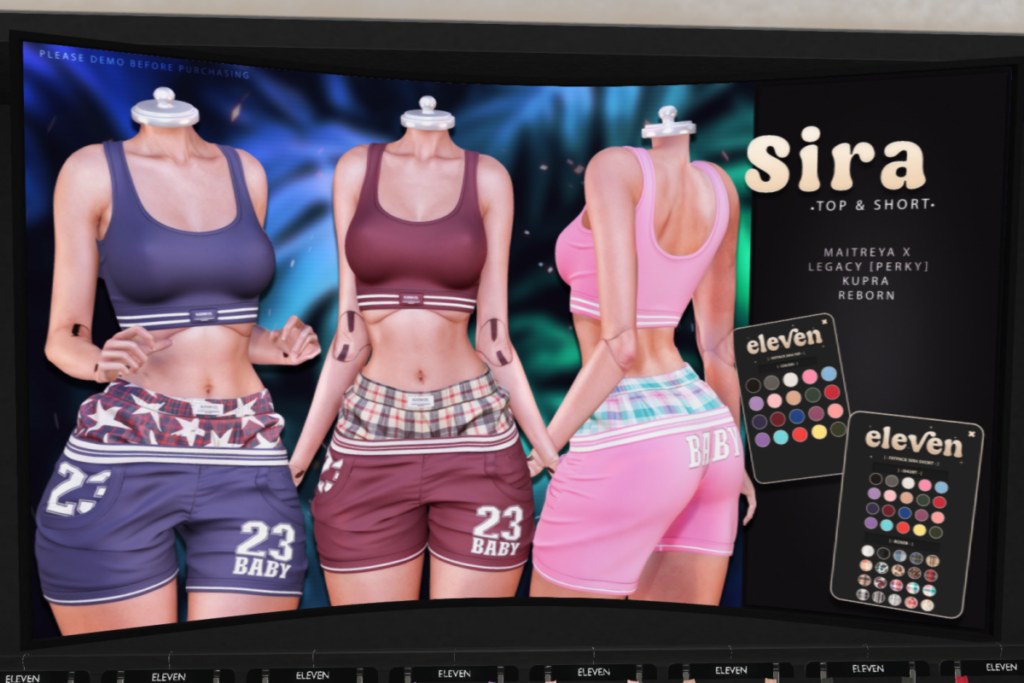 Sira Outfit - Inithium/Legacy/MaitreyaX/Reborn/+mods, L$240 each/L$1399 FP