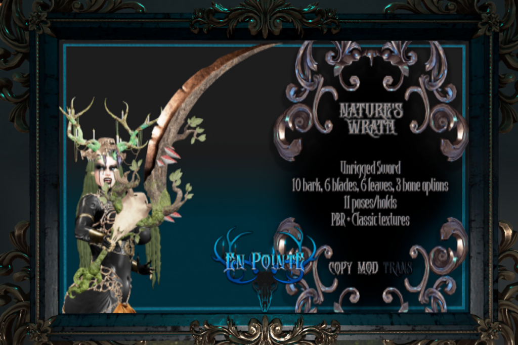 Nature&#039;s Wrath Sword, L$500