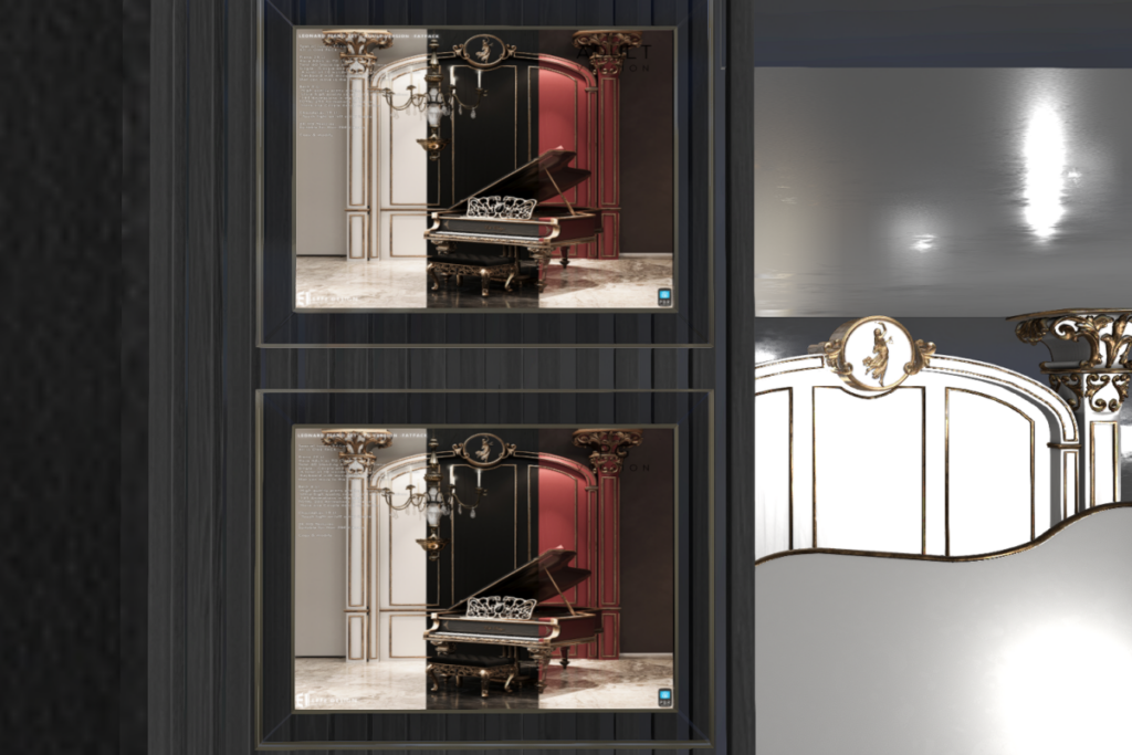 Leonard Piano Sets, L$2690-L$3190 each/L$3790-L$4290 each FP