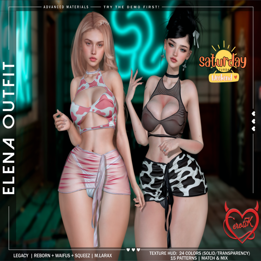Elena Outfit - Legacy/MaitreyaX/Reborn/+mods	&lt;a href=&quot;http://maps.secondlife.com/secondlife/WIP/110/141/1501&quot;&gt;Teleport&lt;/a&gt;