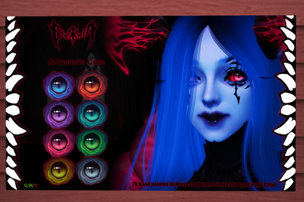 Atraune&#039;s Gaze Eyes - BOM, L$275 FP