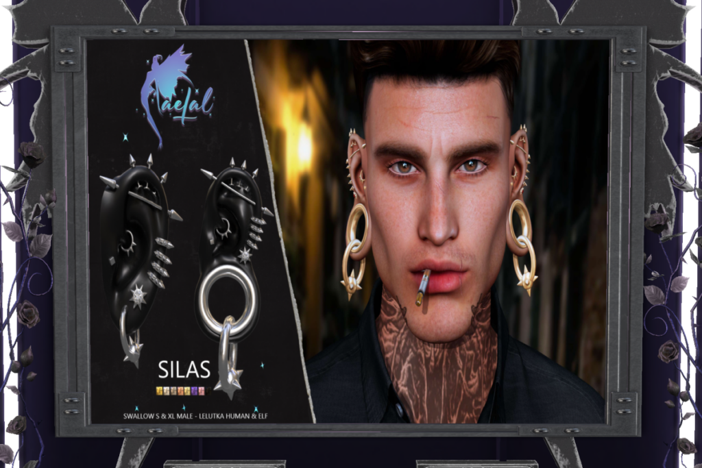 Silus Earrings - EvoX/Swallow S+XL, L$199