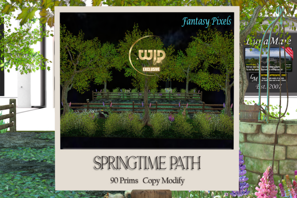 Springtime Path Decor Set, L$400
