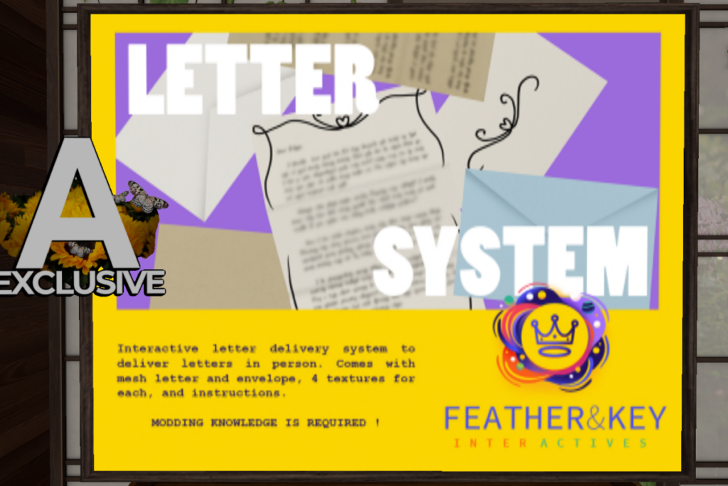 Letter System, L$350