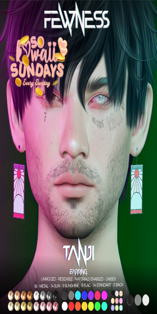 Tanui Earring 	&lt;a href=&quot;http://maps.secondlife.com/secondlife/Moonstar/141/89/43&quot;&gt;Teleport&lt;/a&gt;