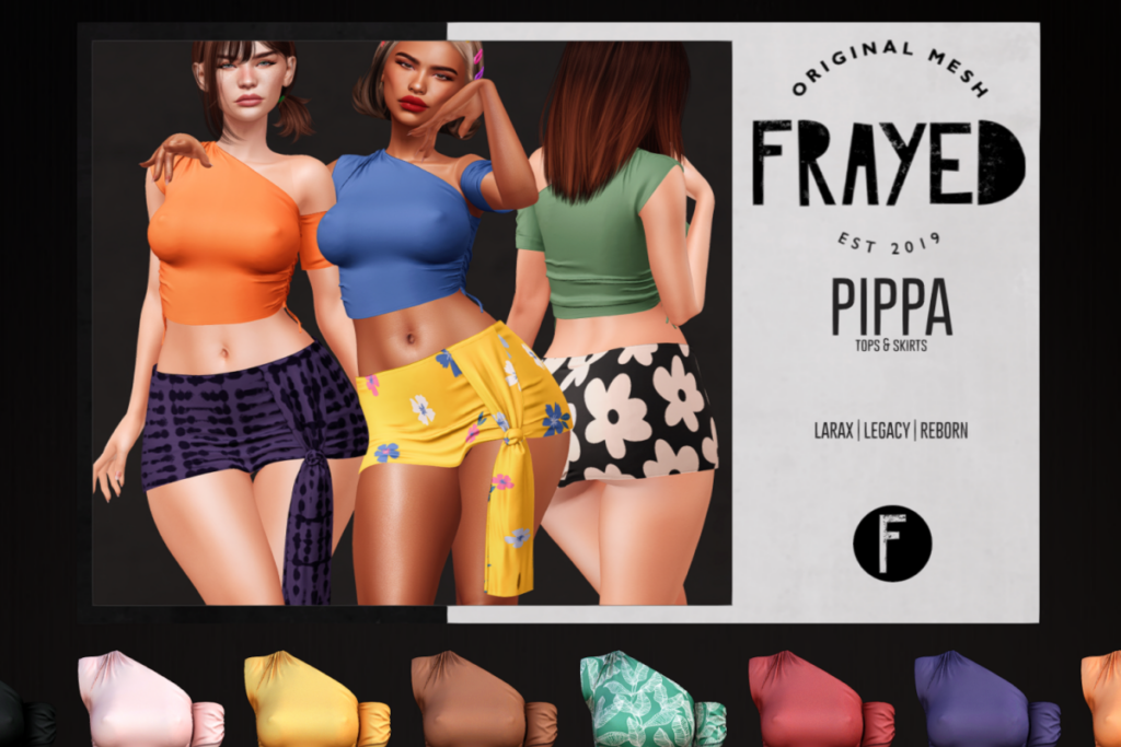 Pippa Top &amp; Skirt - Legacy/MaitreyaX/Reborn, L$250 each