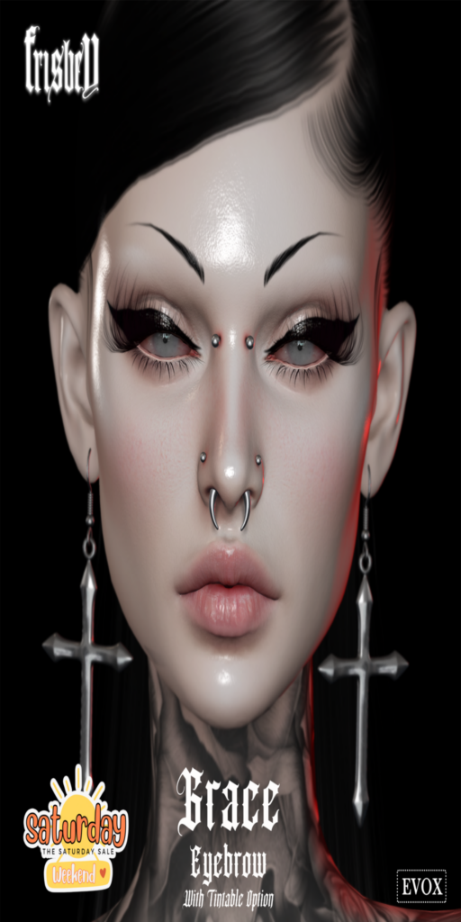 Brace Eyebrows - EvoX	&lt;a href=&quot;http://maps.secondlife.com/secondlife/Discovery%20Beach/34/190/1571&quot;&gt;Teleport&lt;/a&gt;