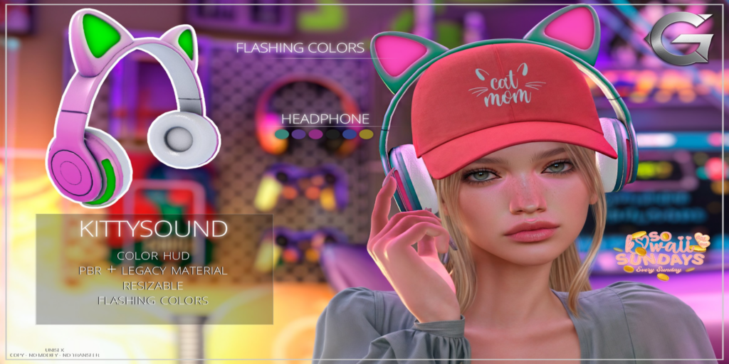 Kittysound Headphones	&lt;a href=&quot;http://maps.secondlife.com/secondlife/Spruce%20Peak/211/193/24&quot;&gt;Teleport&lt;/a&gt;